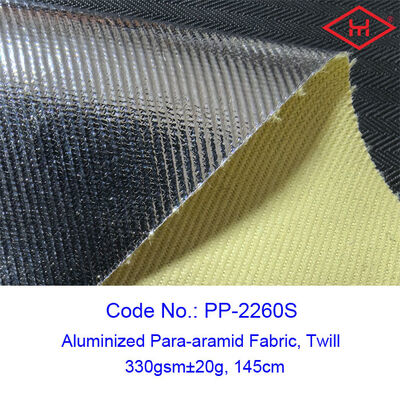 Resistencia a temperaturas de hasta 370°C 700°F Tejido unilateral aluminizado con alta resistencia a la abrasión y el desgarro Material duradero para la industria