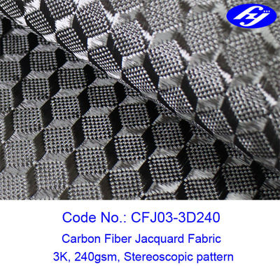 tela visual estereoscópica de la fibra de carbono del impacto 3D del 150cm