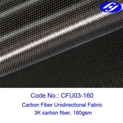 Tela unidireccional de la fibra de carbono del trazador de líneas 160gsm de la tabla hawaiana